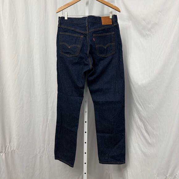 Levis Premium Jeans Womens 31 x 30 Blue 501 '90s Selvedge Dark Wash Button Fly - Picture 15 of 15